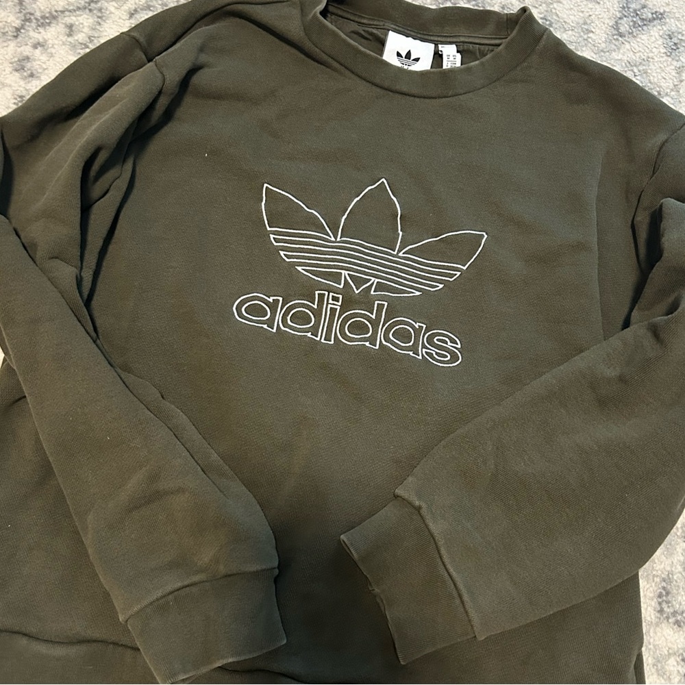 Adidas Embroidered Trefoil Hoodie